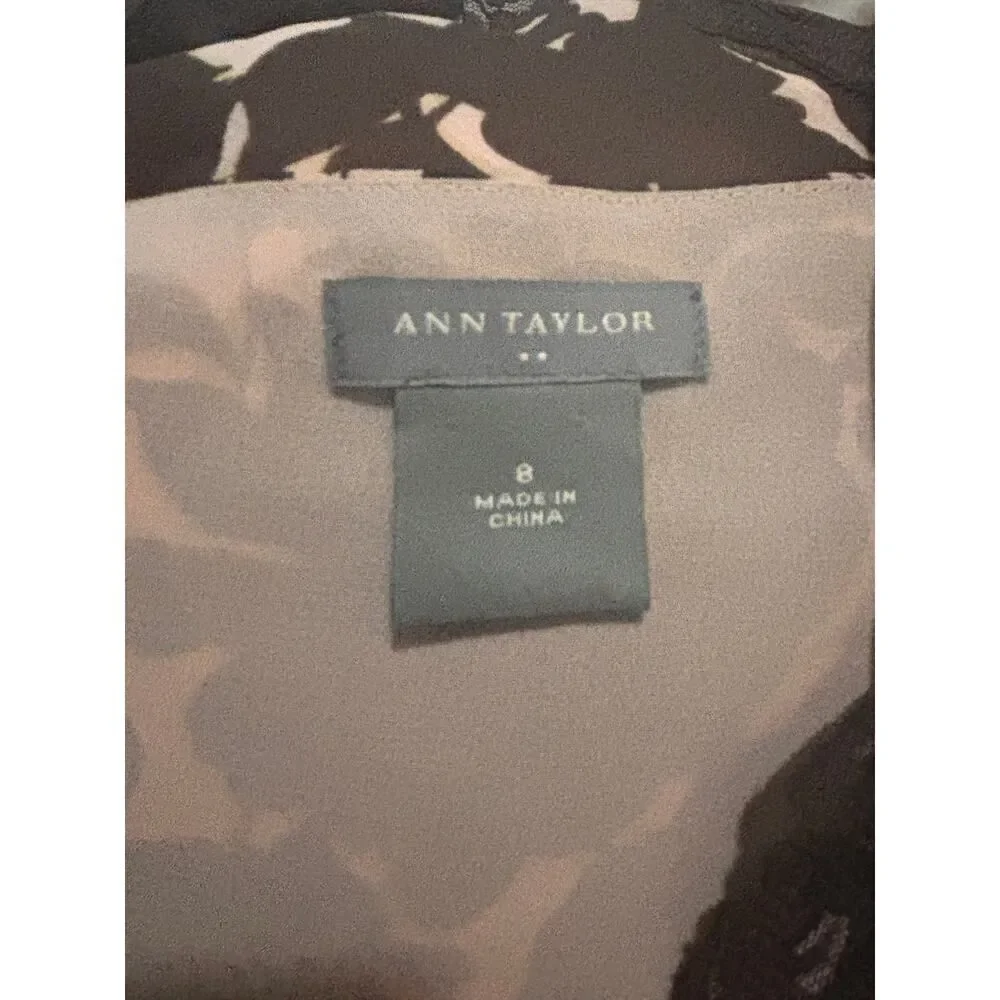 Ann Taylor Silk Floral Lace Sleeveless Camisole Size 6 - Picture 7 of 8